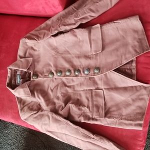 Theelees Medium SuitJacket, burgundy.